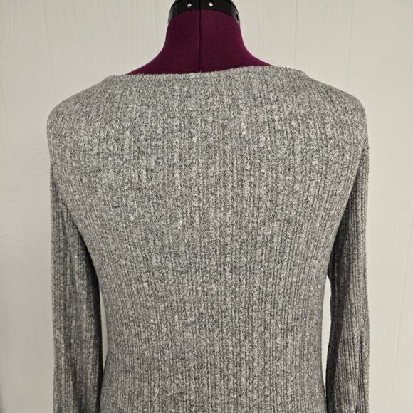 Women's Sadie & Sage Gray Lightweight Short Sweater Dress/Tunic | Size XS - Picture 6 of 10